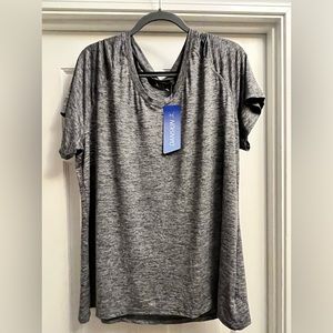 Plus size workout shirt